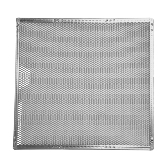 Omcan 13465 Square Pizza Screen 20"L x 20"W Crimped Aluminum