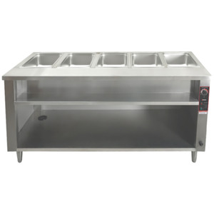 Omcan 48790 72-Inch Electric Steam Table 5-Pan Capacity