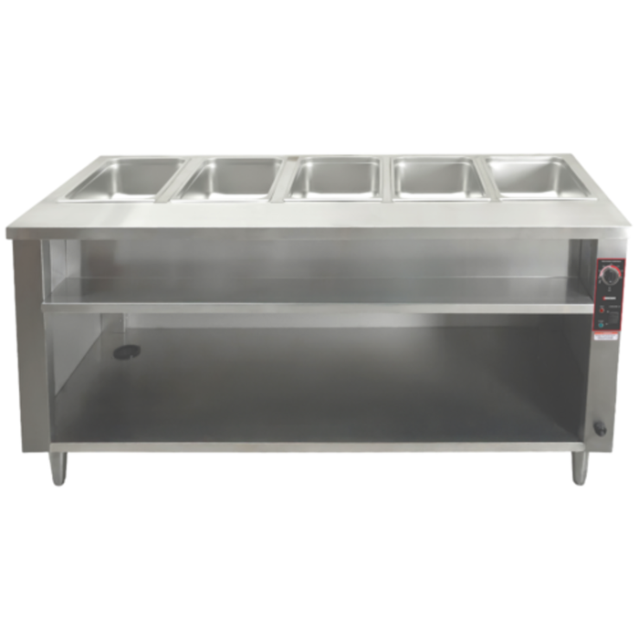 Omcan 48790 72-Inch Electric Steam Table 5-Pan Capacity