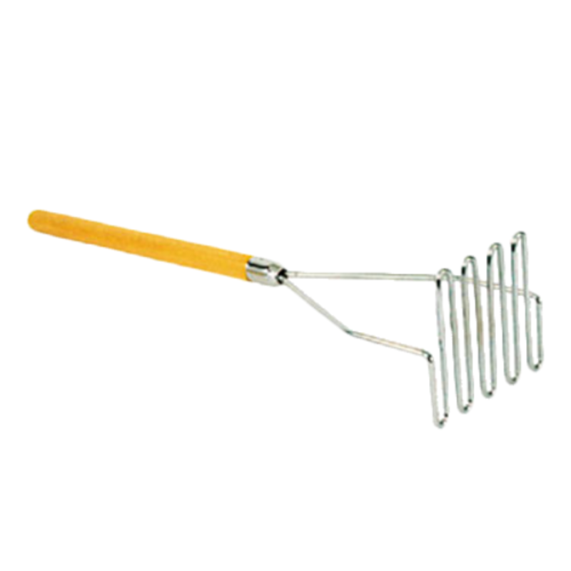 24 Inch Potato Masher With A Long Handle And Square Head For Efficient Mashing Of Potatoes And Vegetables