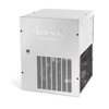 Brema 668 lbs Air-Cooled Flake Ice Maker with Storage Bin commercial flake ice machine front view