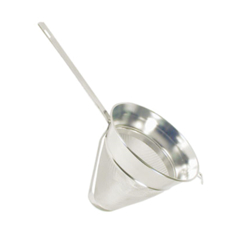 Stainless Steel Bouillon Strainer With Ultra-Fine Mesh For Clear Stocks And Refined Sauces