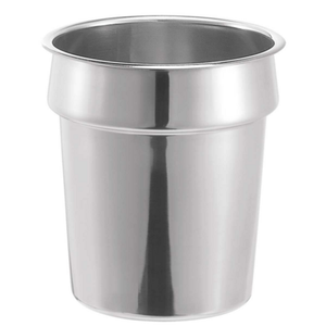 Server 81031 4 Qt. Round Stainless Steel Steam Table Inset