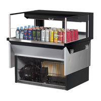 Turbo Air TOM-36L-UFD-W(B)-1SI-N 35-7/8"W Refrigerated Open Display Case