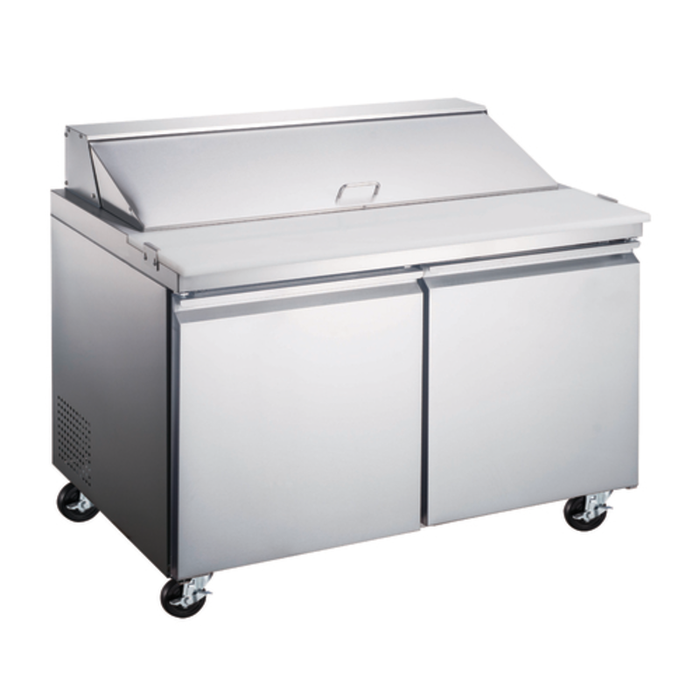 Omcan 50047 60" Refrigerated Sandwich/Salad Prep Table 15.5 cu. ft.
