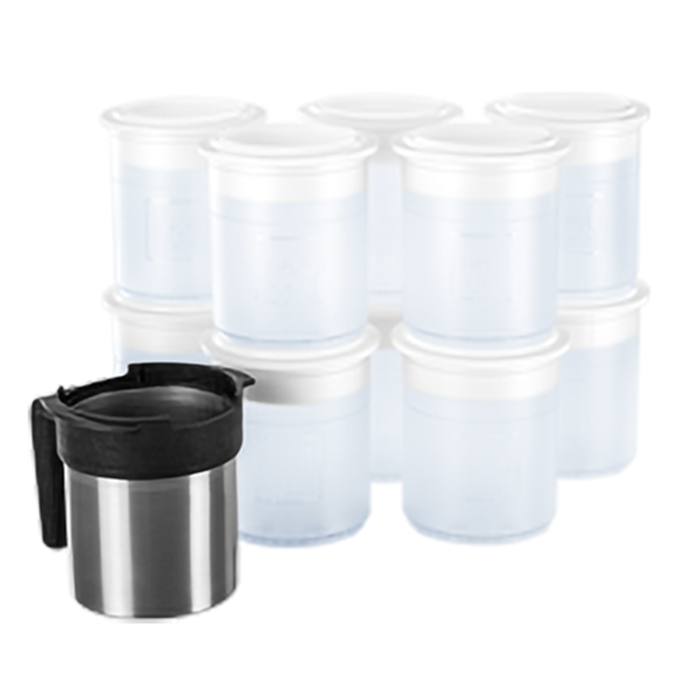 Pacojet 46701 Pacotizing Beaker Set of 10 with Protector