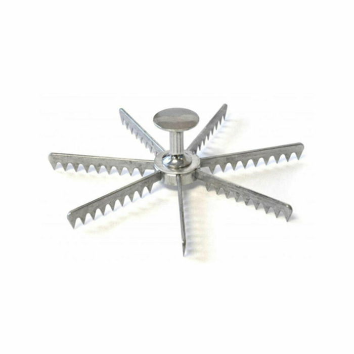 Omcan Foodservice 12-Slice Dessert Pie Cake Precision Portioning Marker stainless steel 12-slice dessert divider tool