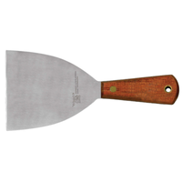 Omcan 23738 Dough Cutter and Pan Scraper with Wood Handle