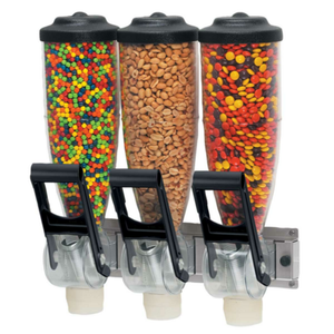 Server 86660 Triple 2 Liter Dry Food & Candy Dispenser