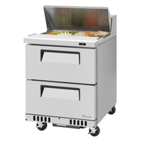 Turbo Air TST-28SD-D2-FB-N 27.5-inch Refrigerated Sandwich Prep Table