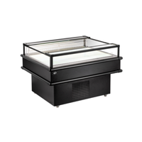 OMCAN 48604 85"W Open Refrigerated Island Merchandiser Display Case