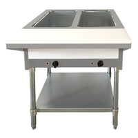 OMCAN 46646 Bain-marie électrique ouvert 2 bacs