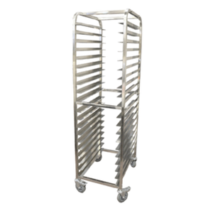 Omcan 23857 Full Size Mobile End Load Pan Rack, 20 Pans
