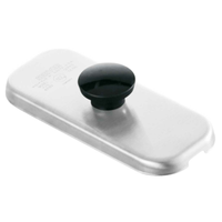 Server Products 83189 Stainless Steel Slim Fountain Jar Lift-Off Lid