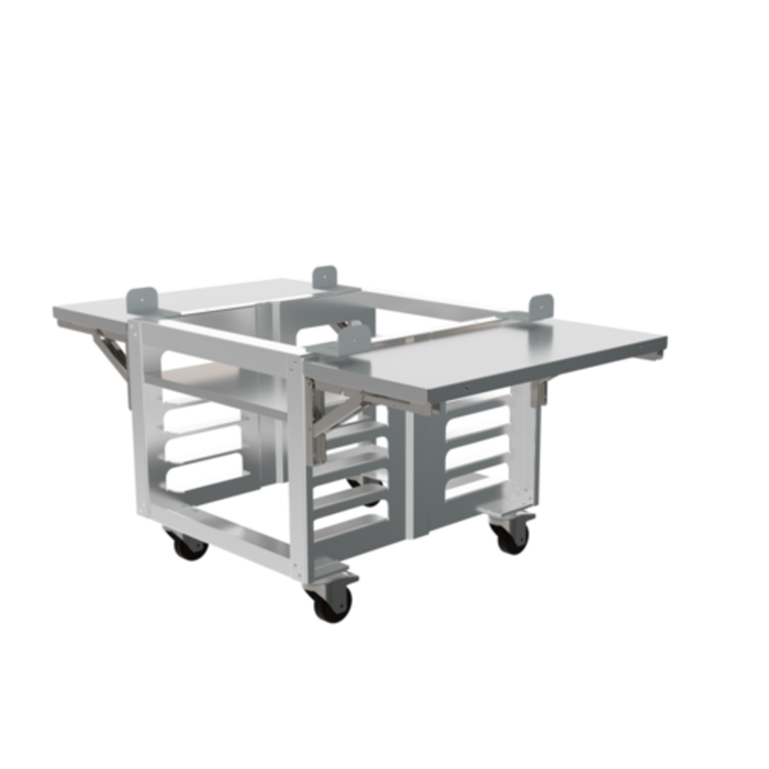 Cadco OST-34A-CS-FUS 46.13" Mobile Heavy-Duty Oven Equipment Stand