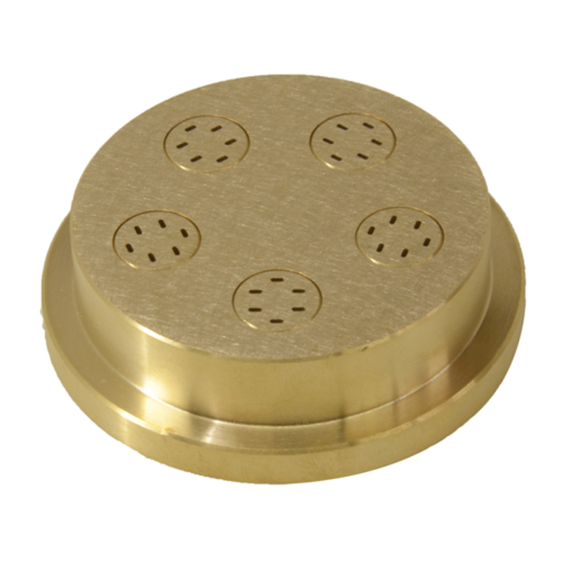 Alt Tag: Omcan 13334 Pasta Die for 1.8mm Tagliatelle Shape Pasta brass die plate for Omcan pasta machine
