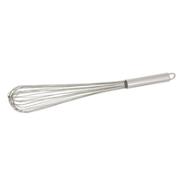 Omcan 80054 10-inch Stainless Steel Piano Whip Whisk for Commercial Kitchens stainless steel balloon whisk with loop handle