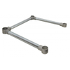 Omcan Drop-In Hand Sink Leg Brace For 18" X 21" Two Sinkbowl Designed For Enhanced Stability.