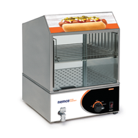 Nemco 8300-220 Countertop Hot Dog Steamer 150 Dog Capacity