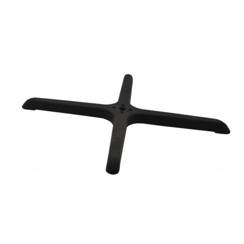 Omcan 43153 Cross Table Base 22-inch x 22-inch Restaurant black cross table base for commercial restaurant tables