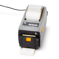 Direct Thermal Label Printer With Bluetooth on a white background, showcasing its design and features.