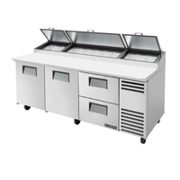 Comptoir de préparation de pizzas réfrigéré True TPP-AT2-93D-2-HC 93"