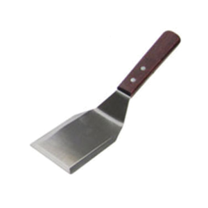 KT-64 Solid Stainless Steel Hamburger Turner 11" Long 4-1/2" x 3" Blade
