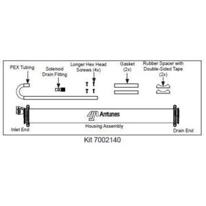 Antunes 7002140 VZN Ultrafilter Housing Kit For Multiple Applications