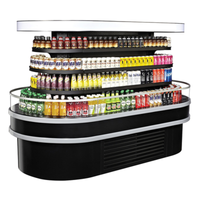 Turbo Air TIOM-36RSRB-N 48"W Island Display Self-Serve Merchandiser