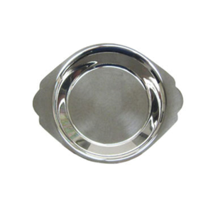 RAG-6 Round Stainless Steel Au Gratin Dish 6 oz. Capacity