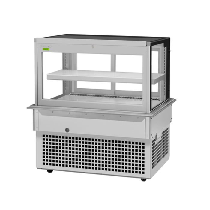 Turbo Air TBP48-46FDN Vitrine de boulangerie réfrigérée encastrable de 12,4 pi³ (50 po de largeur)