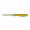Omcan 11498 Professional 3.5-inch Blade Paring Knife for Precision Kitchen Tasks serrated stainless blade with yellow handle