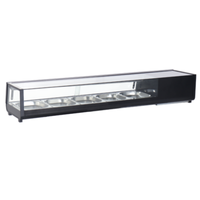 OMCAN 48670 71"W Refrigerated Rectangular Sushi Display Showcase Case