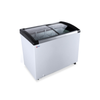 OMCAN 47752 43.5" Ice Cream Display Chest Freezer Merchandiser In A Retail Setting