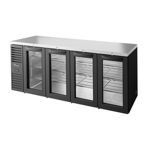 True TBR92-RISZ1-L-B-GGGG-1 92" Refrigerated Back Bar Cooler