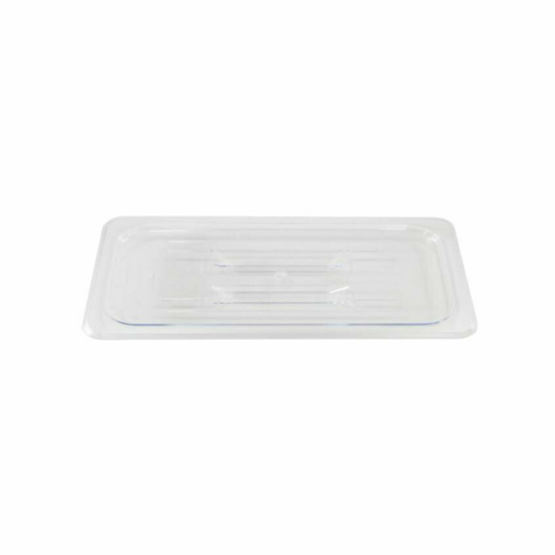Omcan 80011 Polycarbonate Clear Solid Cover For 1/9 Size Food Pans