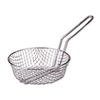 Nickel Plated Fryer Basket With Handle For Efficient Frying And Quick Drainage In Commercial Kitchens