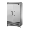 47 Inch Reach-In Freezer With Two Doors, Stainless Steel Exterior For Durable Cold Storage In Commercial Kitchens