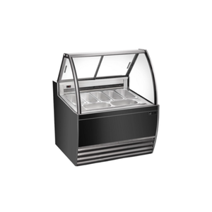 EFI FIGCB-4252 41.4" Curved Glass Gelato Showcase