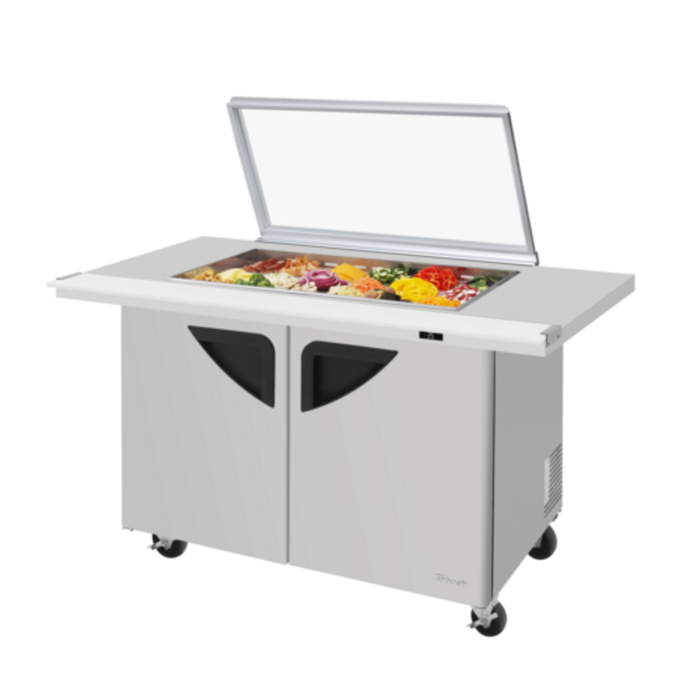 Turbo Air TST-48SD-18-E-N-GL 72-5/8"L Mega Top Sandwich/Salad Unit