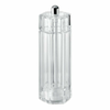 10-Inch Wood Salt Mill With Ceramic Grinder With A Transparent Design And Decorative Top