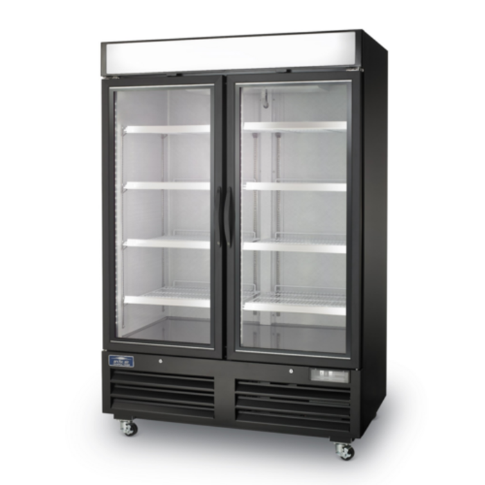 Arctic Air ARGDM49 54-Inch Double Glass Door Merchandiser Refrigerator
