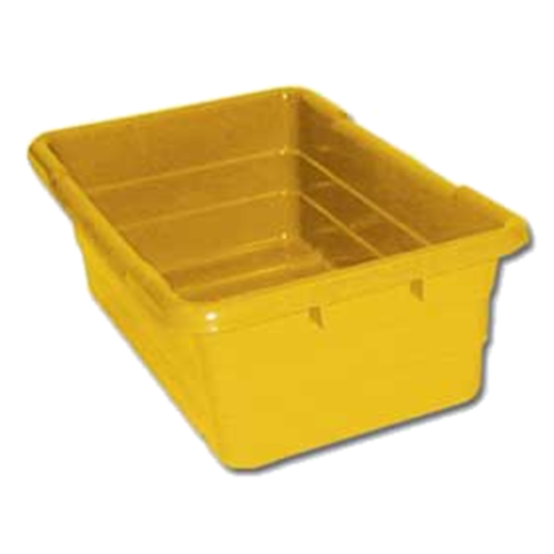 Omcan 10940 Durable Commercial Heavy-Duty 30L Grey Food Storage Lug heavy-duty 30L commercial food storage bin