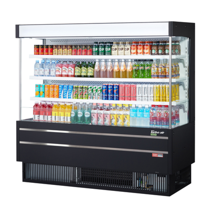 Turbo Air TOM-60MSEW(B)-N 64" Open Display Merchandiser 17.2 Cu. Ft.