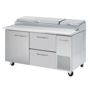 Blue Air BAPP67-D2R-HC 67-Inch Refrigerated Pizza Prep Table With Drawers