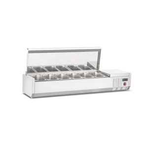 New Air NCSD-59-SL 59" Refrigerated Countertop Salad Table