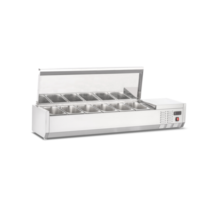 New Air NCSD-59-SL 59" Refrigerated Countertop Salad Table