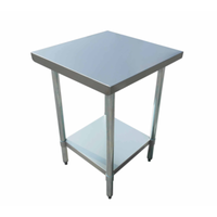 Table de travail en acier inoxydable Admiral Craft WT-2424-E 24"x24"