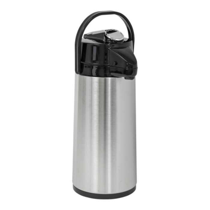 Admiral Craft APLE19 1.9L Brushed Stainless Steel Leverpump Brew-Thru Airpot