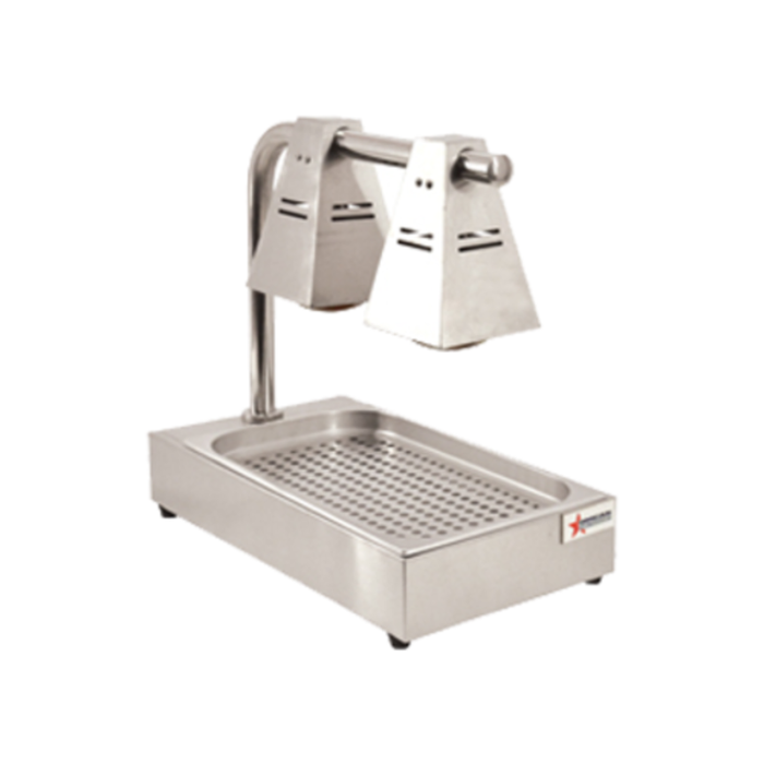 Omcan 39601 Countertop Double Bulb Electric Food Warmer Heat Lamp